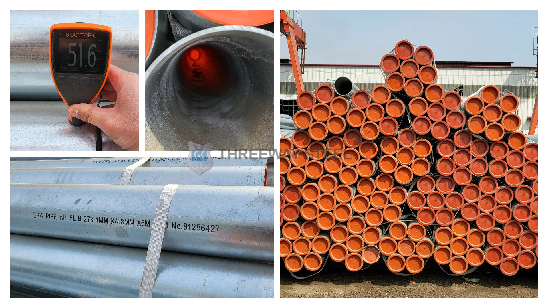Exportation de tubes en acier restes explosifs des guerres