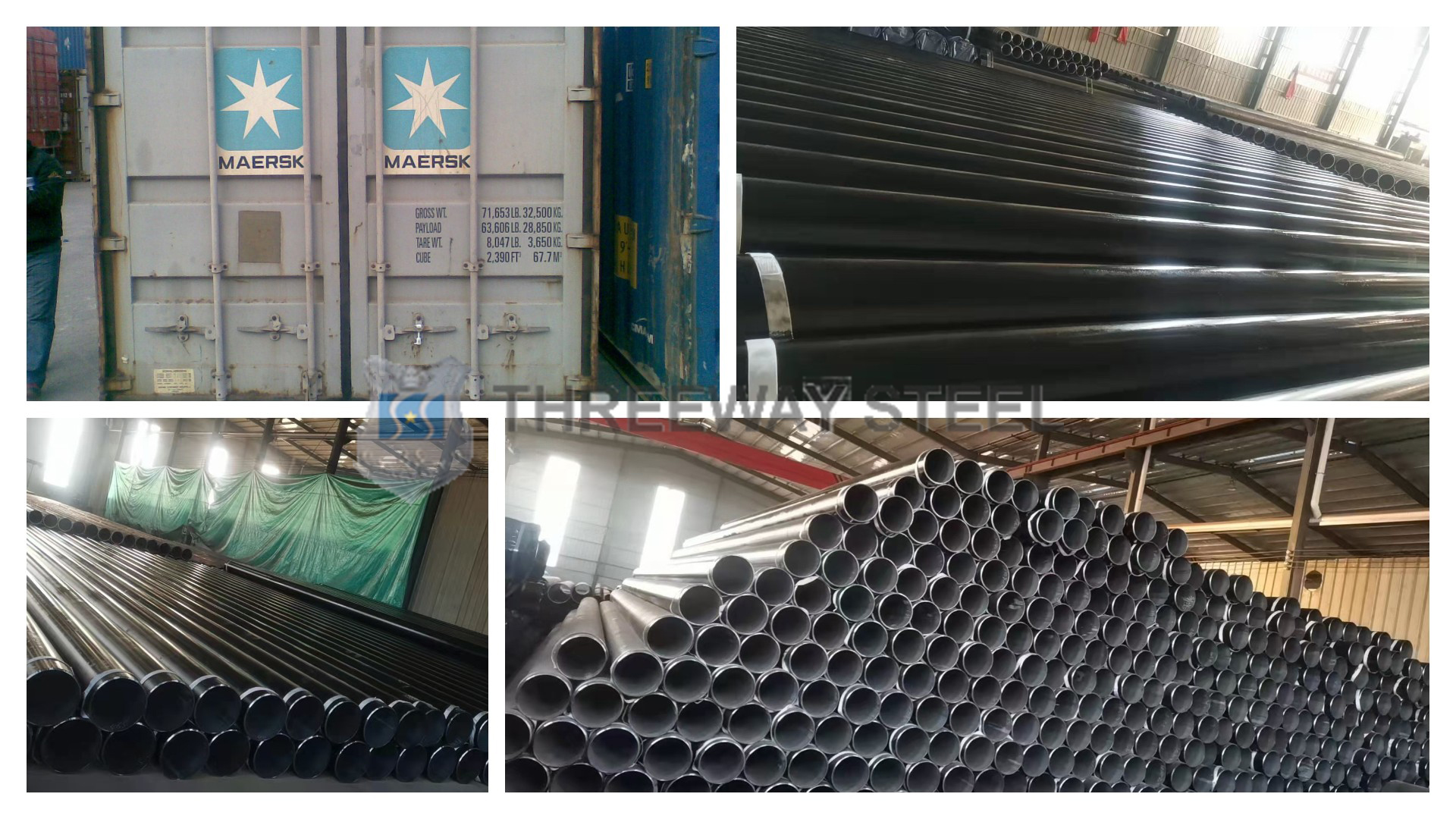 exportation de tuyaux en acier sans soudure